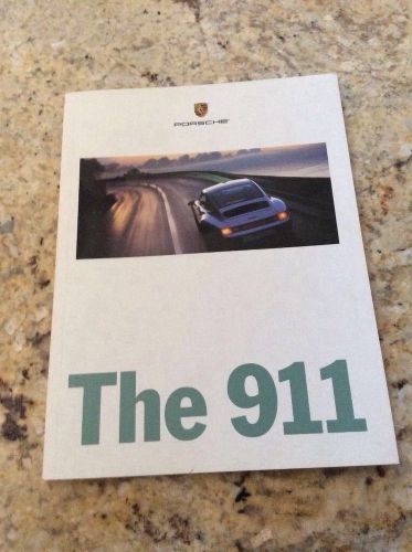 1997 porsche 911 993 brochure new old stock