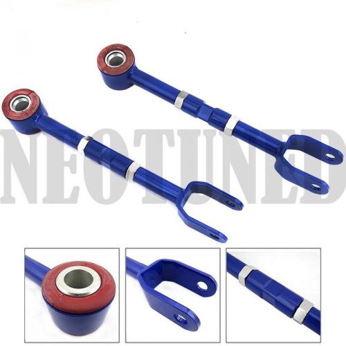 Blue fit 350z z33 g35 2dr 4dr adjustable rear toe arm kit suspension alignment