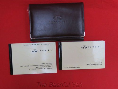 1999 infiniti i 30 owners manual with case