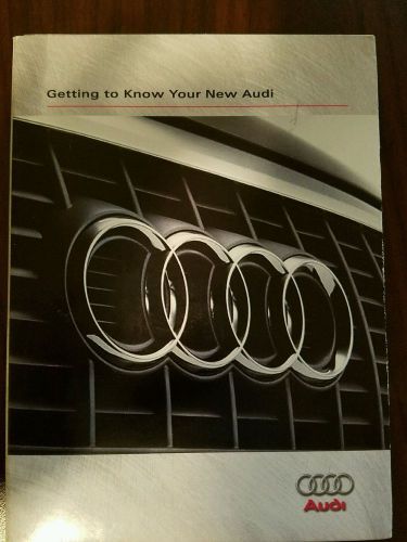 Getting to know your new audi 2005 a6 cd-rom