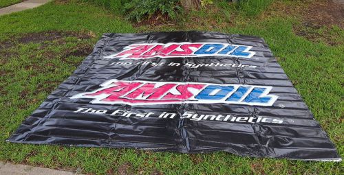 Amsoil (new) racing banner, large. supercross motocross atv