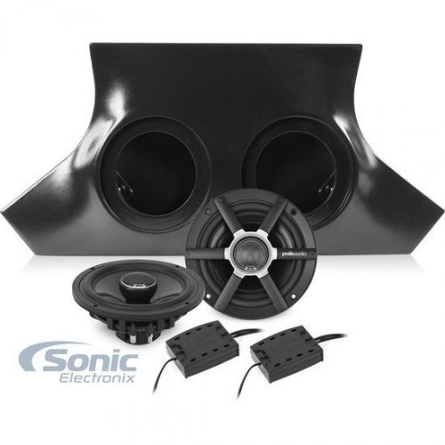 Polk audio mm651 200w 6.5&#034; speaker package for 2008-14 polaris 2 seat vehicles