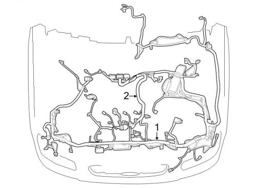 Ford oem engine wiring harness bm6z14290v image 1