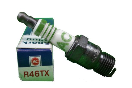 Ac delco spark plug  green stripe r46tx  single