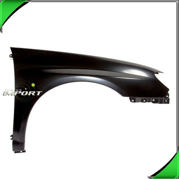 2006-2007 subaru impreza right front fender primered black steel replacement rh