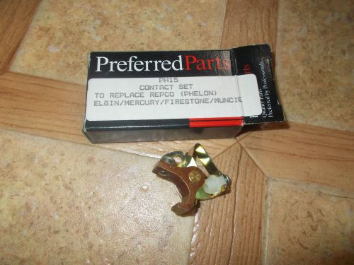 Preferred parts ph15 contact breaker set repl, (phelon) elgin mercury firestone