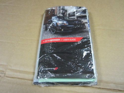 2014 dodge avenger owners manual      new - sealed   (oem)  - j2398