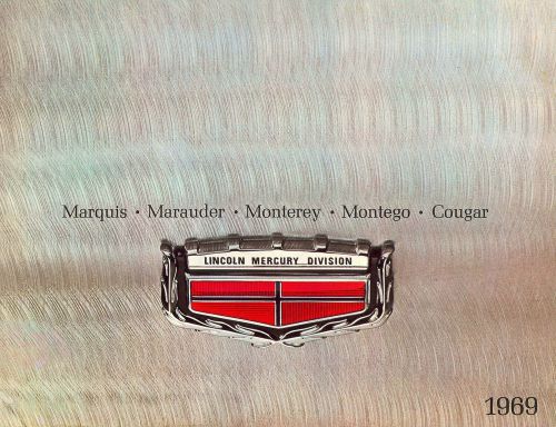 1969 mercury brochure -cougar-cyclone-montego-marauder-monterey-marquis colony