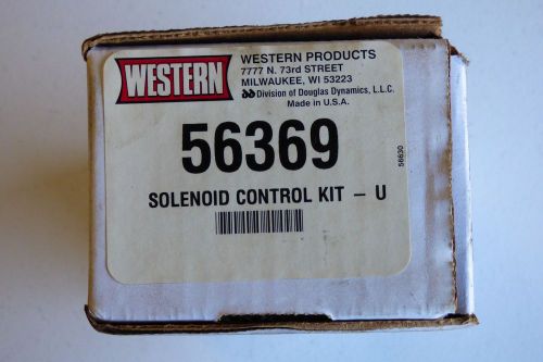 Western joy-stick straight snow plow control 56369- new oem solenoid controller