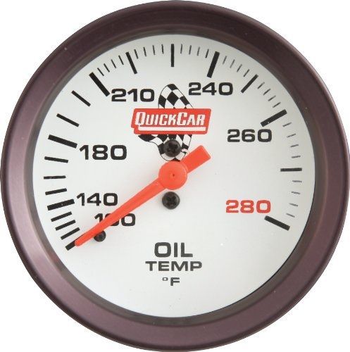 Quickcar racing products 611-7009 extreme series 2-5/8&#034; diameter oil temperature