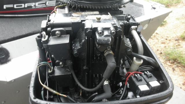 '97 force 40 hp outboard motor, running, no problems, tilt & trim, 2 cylinder