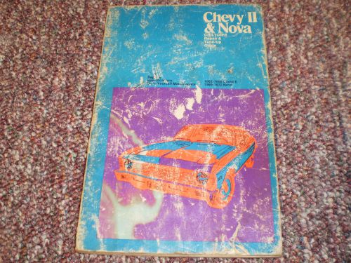 Chiltons 1962-1968 chevy 2 &amp; 1969-1972 nova service repair tune-up manual