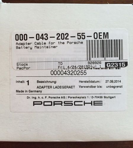 Porsche charger adapter