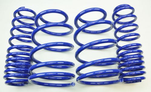 Ford mustang 05-10 v6 &amp; v8 1.1/2.2&#034; drop blue suspension lowering springs kit