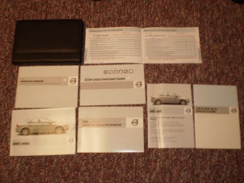 2008 volvo s80 car owners manual books guide case all models