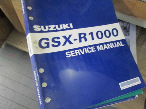 Suzuki gsxr 1000   oem service repair manual   suzuki