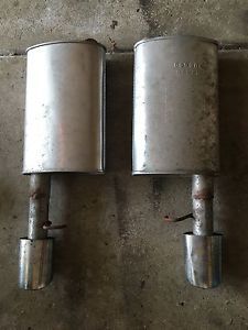 01-05 lexus  gs430  2 muffler and tip used