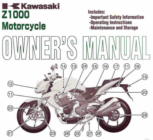 2005 kawasaki z1000 motorcycle owners manual -z 1000-kawasaki-zr1000a3