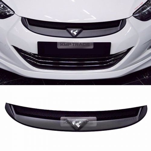 Front radiator hood emblem mesh grille cover for hyundai 2011 - 2016 elnatra md