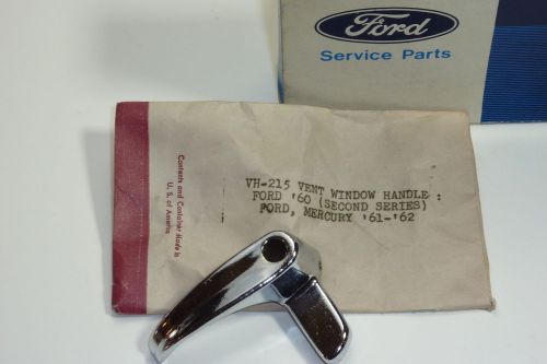 Ford nos mercury vent wing window handle 1960 1961 1962