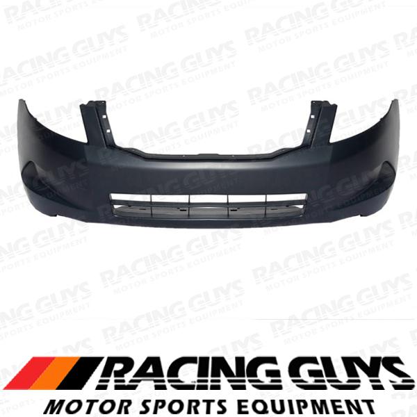 08-10 honda accord 2.4l front bumper cover capa primed facial plastic ho1000254