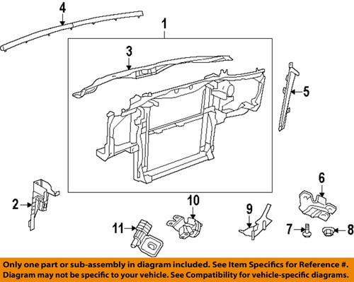 Jeep oem 68024918ac radiator support