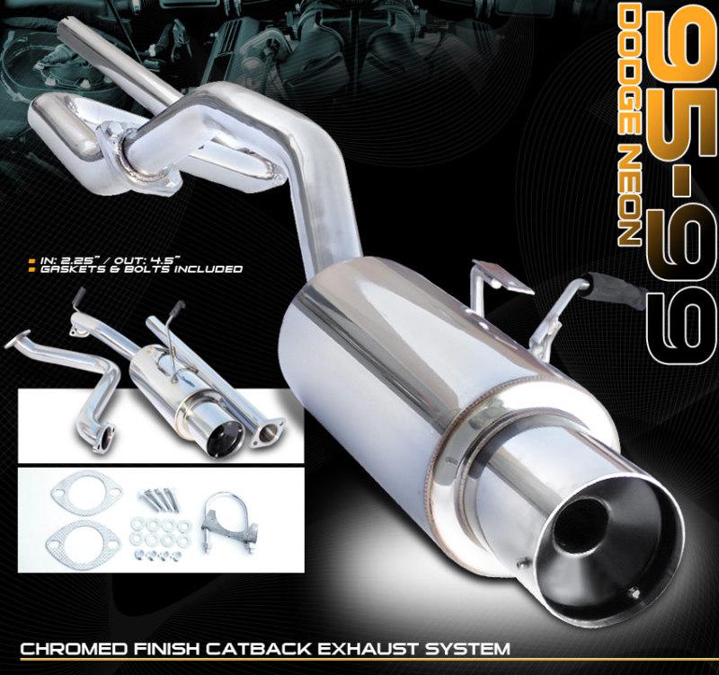 1995 1996 1997 1998 1999 dodge neon coupe/sedan catback exhaust muffler new set