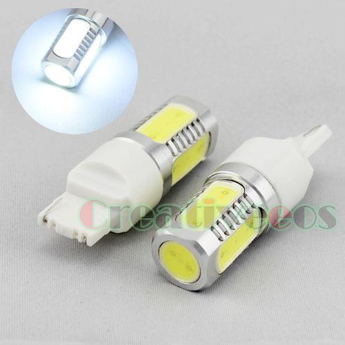 2x t20 7440 high power 7.5w led back up backup rear reverse light bulb lamp