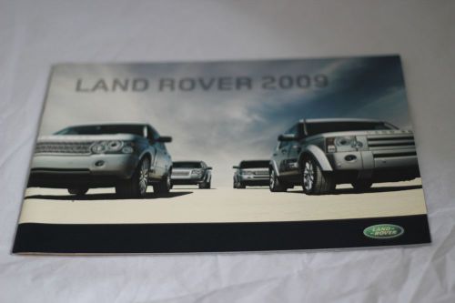 2009 land rover full line sales brochure