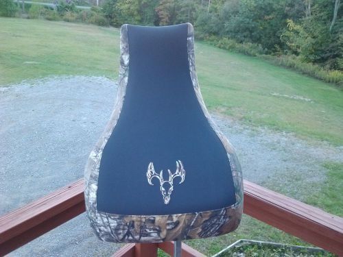 Yamaha grizzly 600 seat cover  new realtree xtra and deer skull