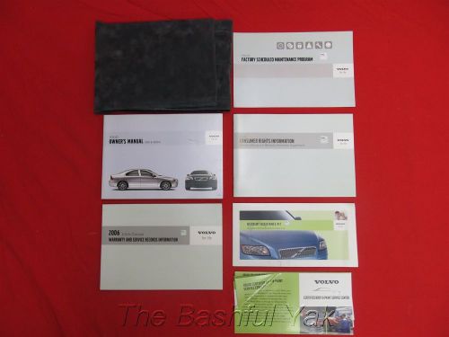 2006 volvo s60 &amp; s60 r owners manual with case