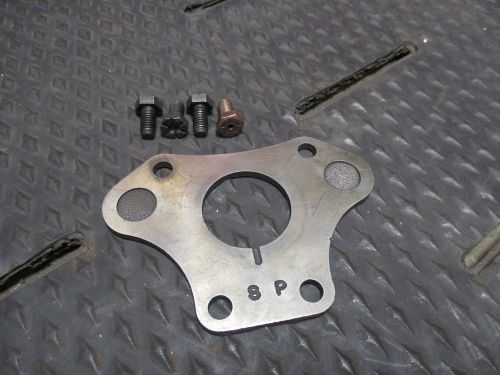 Mopar 273 318 340 360 small block engine cam plate with bolts dodge plymouth
