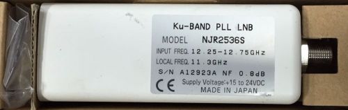 Njrc njr2536s, ku-band pll lnb 12.25 - 12.75 ghz, 11.30 ghz