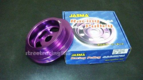 Jasma underdrive crank pulley toyota 4agze 16v aluminum light weight