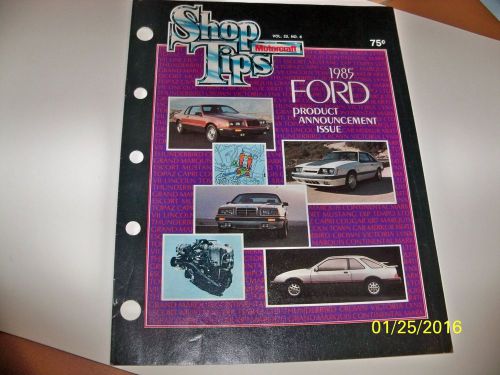 1985 ford shop tips