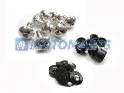 Aluminum fairing bolts kit polished full pack for honda cbr893 cbr954 cbr929