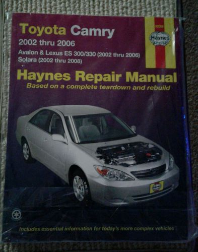 Haynes repair manual for 2002 - 2006 toyota camry