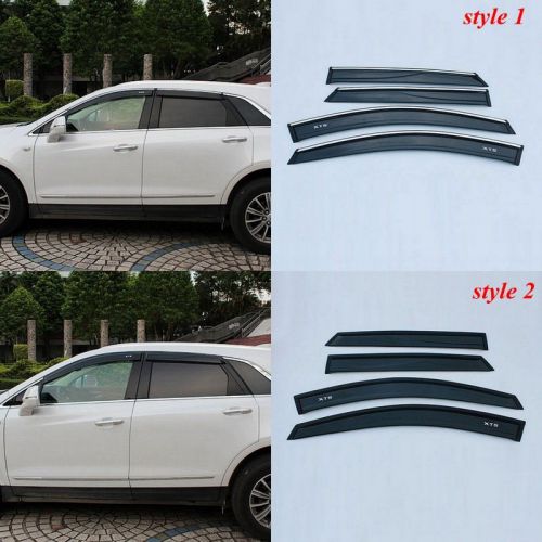 2 style!for cadillac xt5 2016-17 window visor vent sun rain deflector guard 4pcs