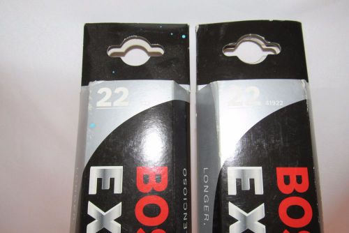 Bosch wiper blades excel +  size 22 &amp; 22  (#41922) on both packs - new