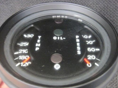 Porsche 911 oil temperature/pressure gauge date stamped 7/75  911 641 107 30 nos