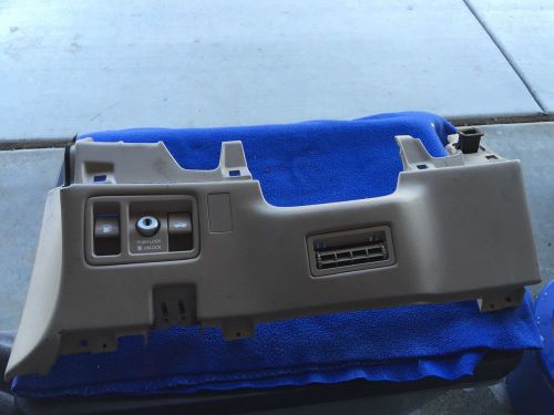 Lexus sc300 sc400 92-00 lower dash panel trim with switches oem tan