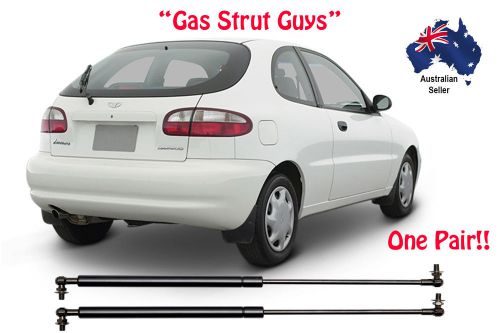 Gas struts suit daewoo lanos hatch 1997 to 2002 new pair