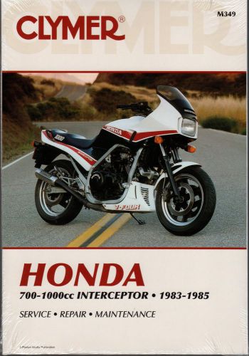 1983-1985 clymer honda 700-1000cc interceptor service manual new m349