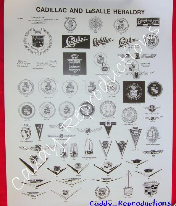 Cadillac & la salle coat of arms & crest poster 