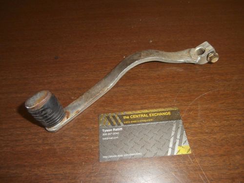 1984 84 honda atc200es atc 200es 200 genuine lh gear shifter toe shift peg pedal