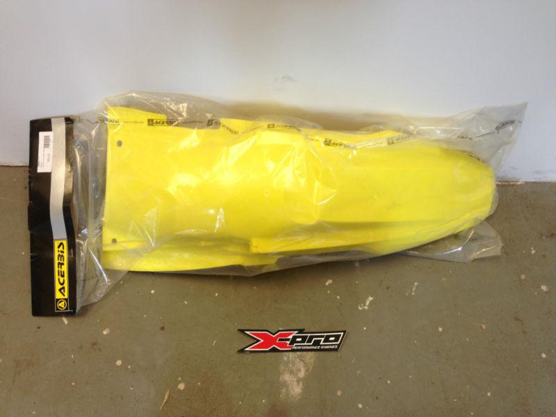 Suzuki rmz250 rear fender 07-09 yellow back fender rmz250 mx racing plastics rmz