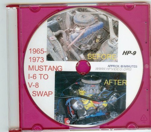 1965 1966 1967 -73 ford mustang 302 351 v8 engine conversion how to video! &#034;dvd&#034;