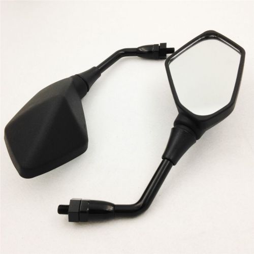 Rear style mirror for kawasaki z1000 z750 er6 er6b er-6n versys kle black