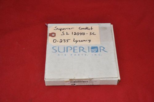Superior sl12040-sc lycoming o 235 gaskets new in box valve cover, seals