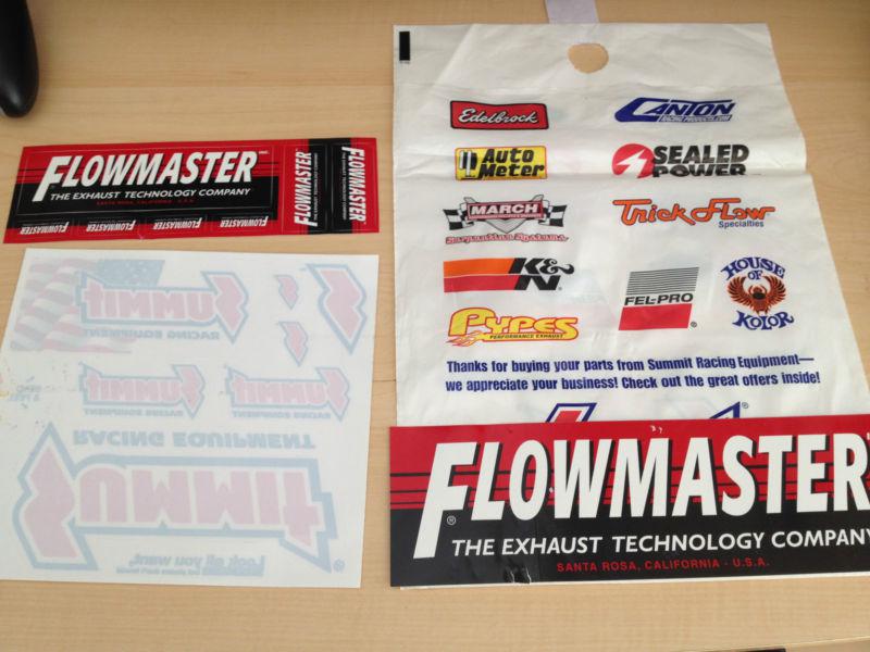 Summit racing and flowmastedecals 7" length x 6.5" width